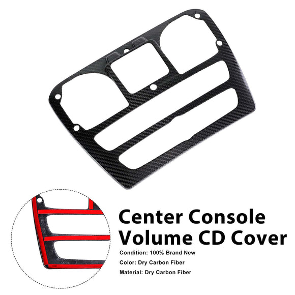 Carbon Fiber Center Console Volume CD Cover Fit Benz G Class W464 2019-2023