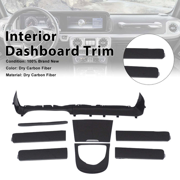 Dry Carbon Interior Dashboard Trim Fit Benz G-Class W463A W464 2019-2023