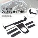 Dry Carbon Interior Dashboard Trim Fit Benz G-Class W463A W464 2019-2023-4