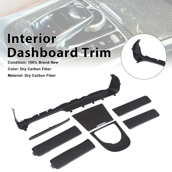 Dry Carbon Interior Dashboard Trim Fit Benz G-Class W463A W464 2019-2023