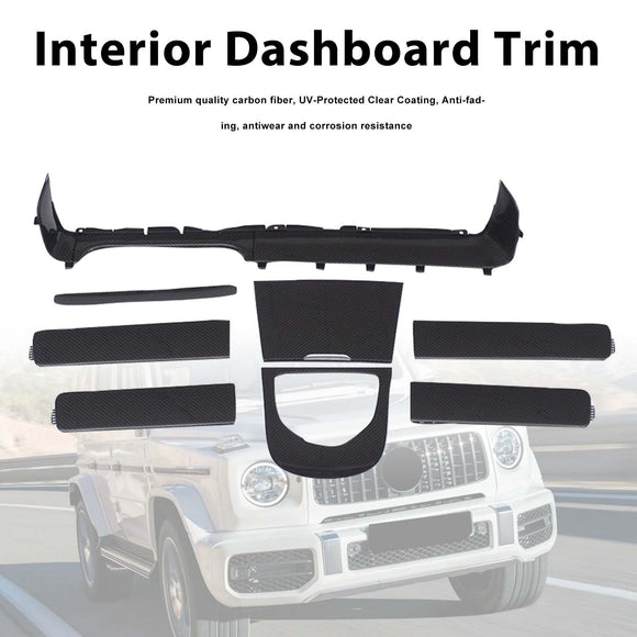 Dry Carbon Interior Dashboard Trim Fit Benz G-Class W463A W464 2019-2023