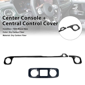 Center Console + Central Control Cover Fit Benz G-Class W463A W464 2019-2023 - 0