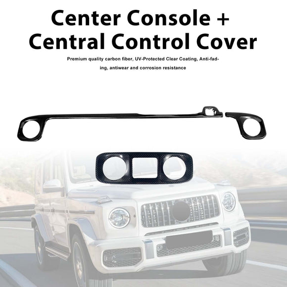Center Console + Central Control Cover Fit Benz G-Class W463A W464 2019-2023