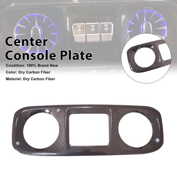 Carbon Fiber Center Console Plate Fit Benz G-Class W463A W464 2019-2023 - 0