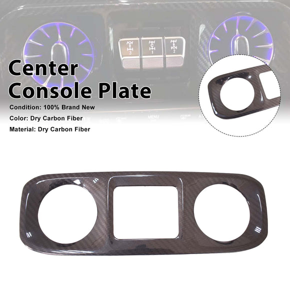 Carbon Fiber Center Console Plate Fit Benz G-Class W463A W464 2019-2023