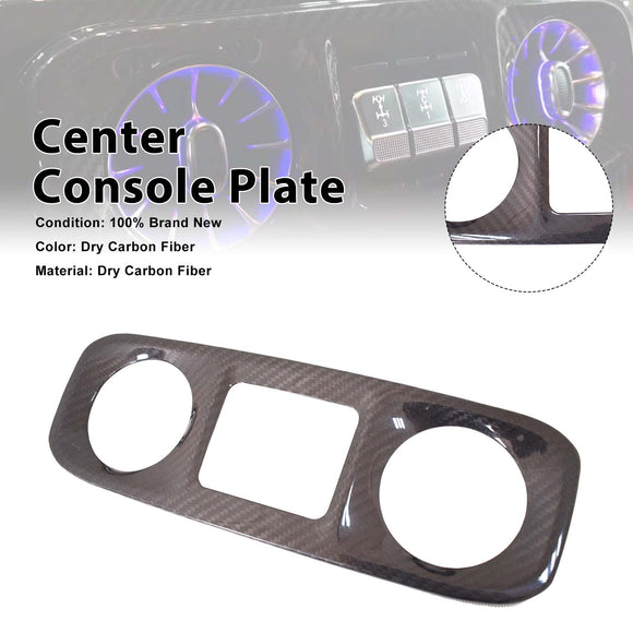 Carbon Fiber Center Console Plate Fit Benz G-Class W463A W464 2019-2023
