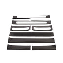 Carbon Fiber Outer Door Sill Plate Cover Trim Fit Benz W464 G500 2019-2023-1