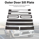 Carbon Fiber Outer Door Sill Plate Cover Trim Fit Benz W464 G500 2019-2023-5