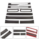 Carbon Fiber Outer Door Sill Plate Cover Trim Fit Benz W464 G500 2019-2023-7