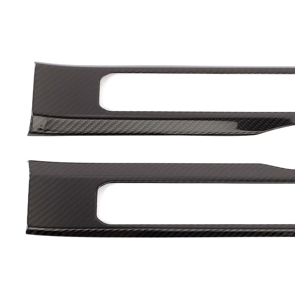 Carbon Fiber Outer Door Sill Plate Cover Trim Fit Benz W464 G500 2019-2023