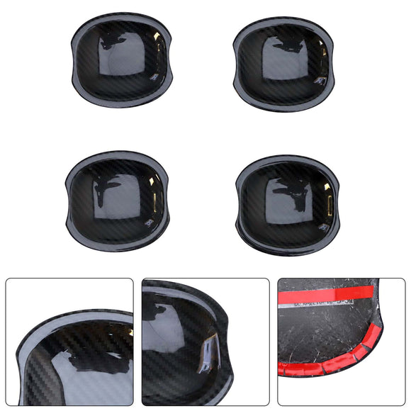 Carbon Fiber Exterior Door Handle Bowl Cover Fit Mercedes Benz W464 2019-2023