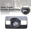Carbon Fiber Door Trunk Handle Bowl Cover Fit Mercedes G-Class W464 2019-2023-2