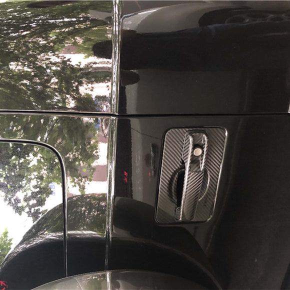 Carbon Fiber Door Trunk Handle Bowl Cover Fit Mercedes G-Class W464 2019-2023
