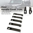 5PCS Dry Carbon Door Handle Cover Trim Fit Benz G Class W463A W464 2019-2023-4