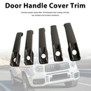 5PCS Dry Carbon Door Handle Cover Trim Fit Benz G Class W463A W464 2019-2023-5