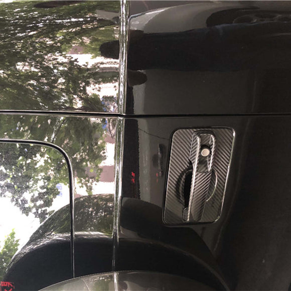 5PCS Dry Carbon Door Handle Cover Trim Fit Benz G Class W463A W464 2019-2023