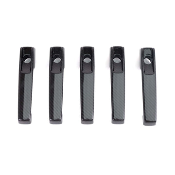 5-teiliges Set Türgriffabdeckungen aus Kohlefaser, passend für Mercedes-Benz G-Klasse W463A W464 2019-2023