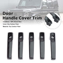 5PCS Carbon Fiber Door Handle Cover Trim Fit Benz G Class W463A W464 2019-2023-4