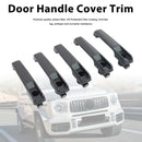 5PCS Carbon Fiber Door Handle Cover Trim Fit Benz G Class W463A W464 2019-2023-5