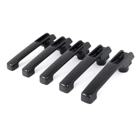 5PCS Carbon Fiber Door Handle Cover Trim Fit Benz G Class W463A W464 2019-2023