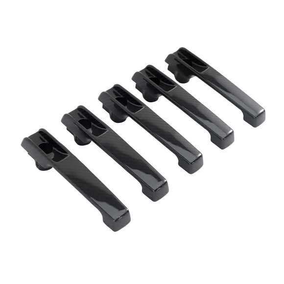 5PCS Carbon Fiber Door Handle Cover Trim Fit Benz G Class W463A W464 2019-2023