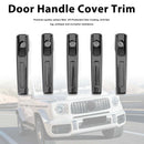 5PCS Carbon Fiber Door Handle Cover Trim Fit Mercedes G Class W464 2019-2023-5