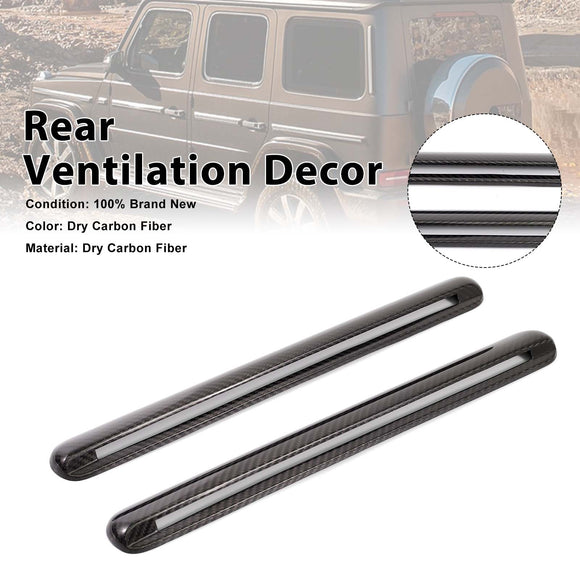 Dry Carbon Side Air Vent Cover D-Pillar Fit Mercedes G-Class W464 2019-2023