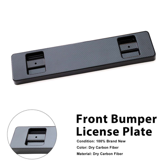 Dry Carbon Front Bumper License Plate Fit Mercedes Benz W464 G-Class 2019-2023