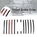 Carbon Fiber Front Grille Trim Cover Fit Mercedes G Class W464 G63 2019-2023-3