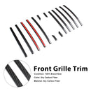 Carbon Fiber Front Grille Trim Cover Fit Mercedes G Class W464 G63 2019-2023-6
