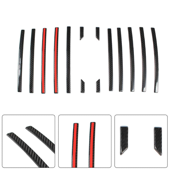 Carbon Fiber Front Grille Trim Cover Fit Mercedes G Class W464 G63 2019-2023