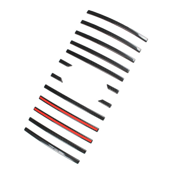 Carbon Fiber Front Grille Trim Cover Fit Mercedes G Class W464 G63 2019-2023