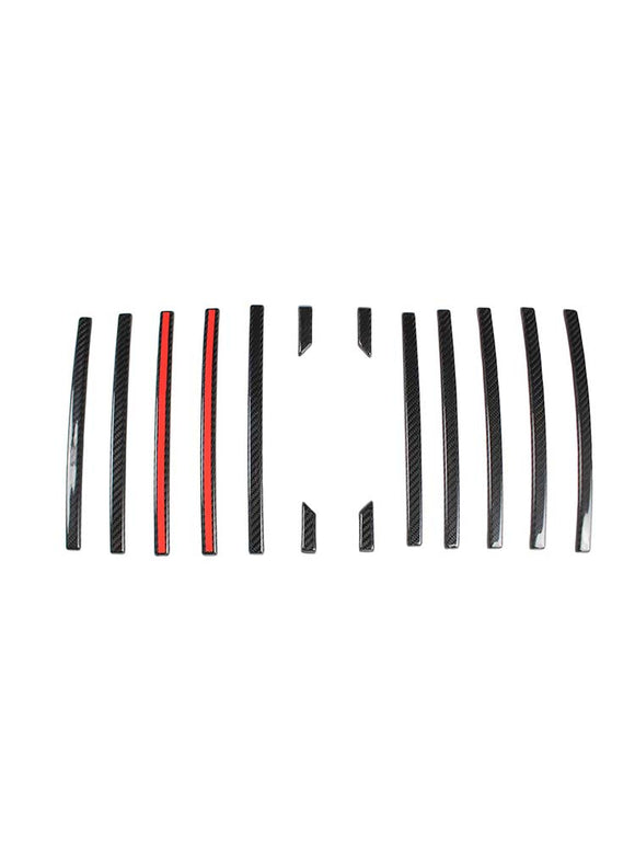 Carbon Fiber Front Grille Trim Cover Fit Mercedes G Class W464 G63 2019-2023