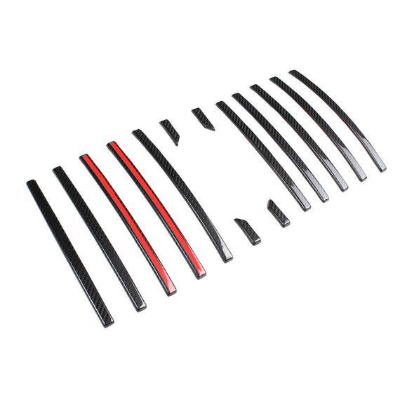 Carbon Fiber Front Grille Trim Cover Fit Mercedes G Class W464 G63 2019-2023