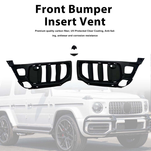 W465 Style Front Bumper Insert Vents Fit Mercedes Benz W464 G63 2019-2023