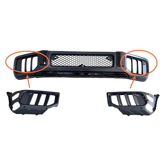 W465 Style Front Bumper Insert Vents Fit Mercedes Benz W464 G63 2019-2023