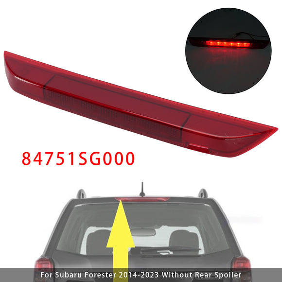 Rear Center 3rd Brake Stop Lamp Light For Subaru Forester 2014-2023 Red
