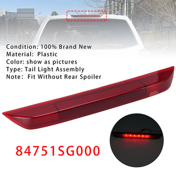 Subaru Forester 2014-2023 Rear Center 3rd Brake Stop Lamp Light Red 84751SG000 84751SG001 - 0