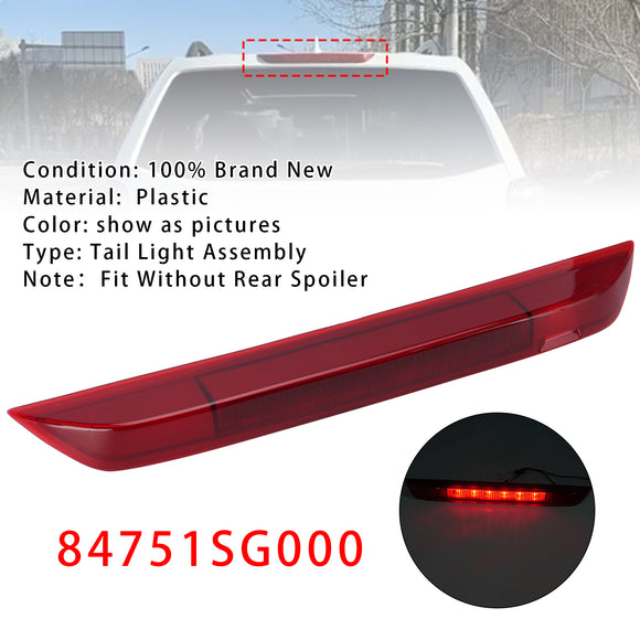 Rear Center 3rd Brake Stop Lamp Light For Subaru Forester 2014-2023 Red