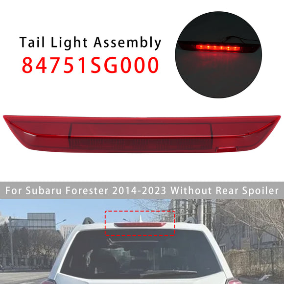 Rear Center 3rd Brake Stop Lamp Light For Subaru Forester 2014-2023 Red