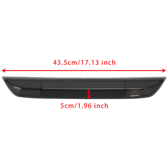 Rear Center 3rd Brake Stop Lamp Light For Subaru Forester 2014-2023 Black