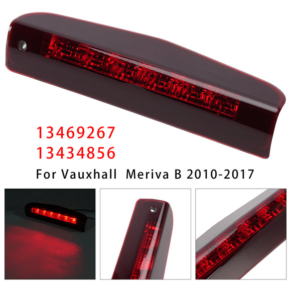 Rear Third Brake Light For Opel Meriva Vauxhall Meriva B 2010-2017 Red