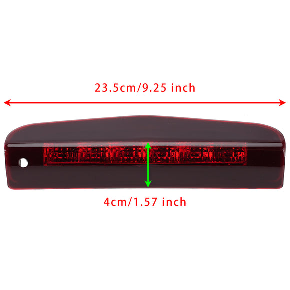 Rear Third Brake Light For Opel Meriva Vauxhall Meriva B 2010-2017 Red