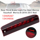 Rear Third Brake Light For Opel Meriva Vauxhall Meriva B 2010-2017 Red-2