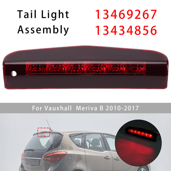 Rear Third Brake Light For Opel Meriva Vauxhall Meriva B 2010-2017 Red