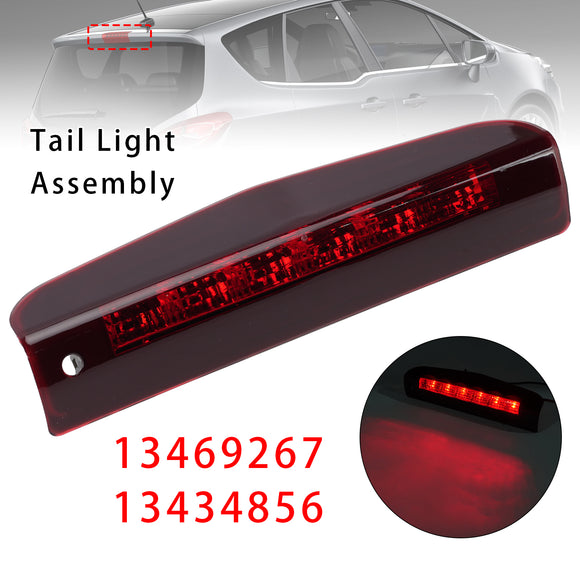 Rear Third Brake Light For Opel Meriva Vauxhall Meriva B 2010-2017 Red
