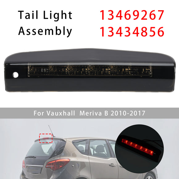 Rear Third Brake Light For Opel Meriva Vauxhall Meriva B 2010-2017 Black