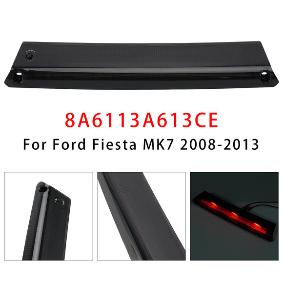 Rear High Level 3rd Brake Light 8A6113A613CE For Ford Fiesta MK7 Focus MK3 Black