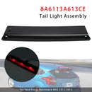Rear High Level 3rd Brake Light 8A6113A613CE For Ford Fiesta MK7 Focus MK3 Black-4