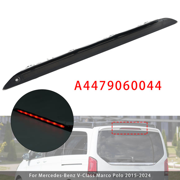 Rear Third Brake Light For Mercedes Benz Vito W447 Marco Polo Metris 14-25 Black